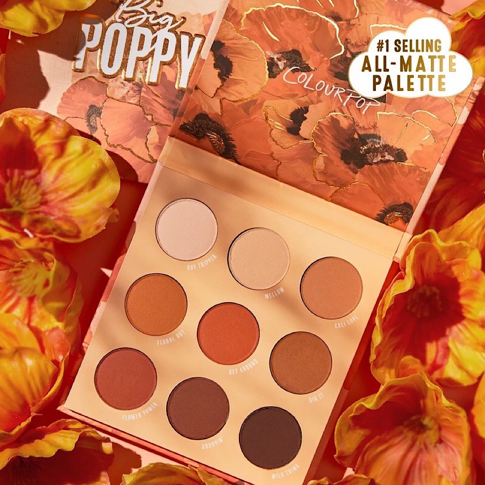 Bảng phấn mắt ColourPop Big Poppy Pressed Powder Palette